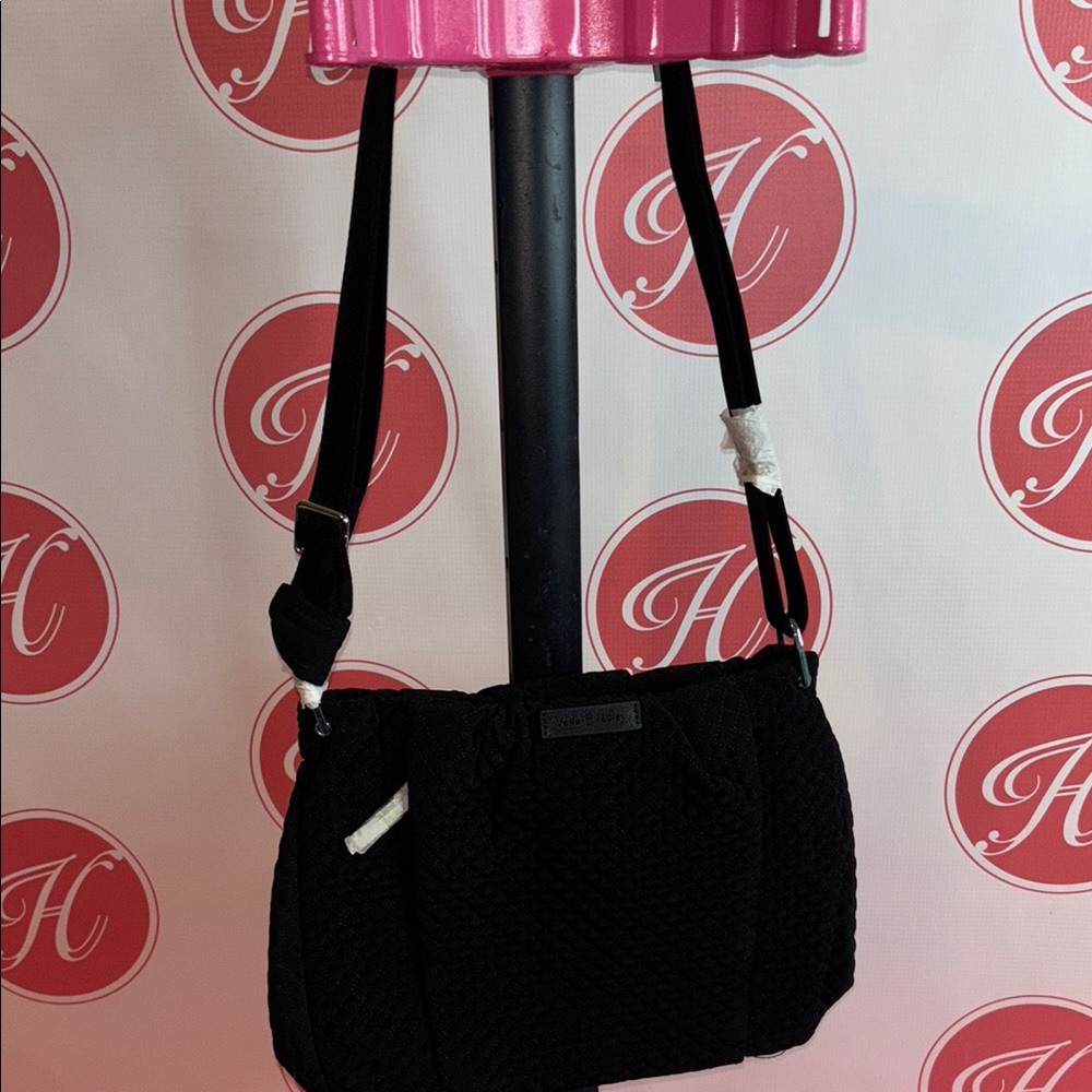 Vera Bradley Black Crossbody Bag with Elegant Design